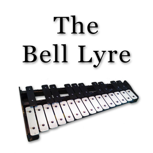 Large Glockenspiel Xylophone German orchestra bells,bell lyre,bell lire boxed 