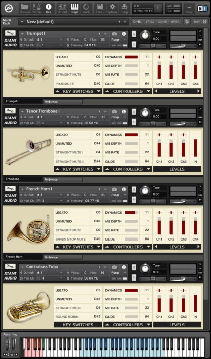 model-brass-instrument-selection